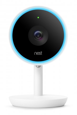 Cam IQ mit aktiviertem Leuchtring (Bild: Nest)